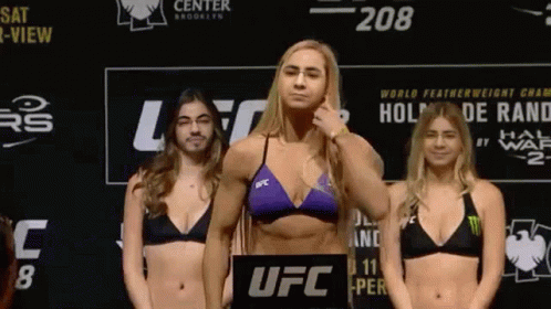 Three Women in Bikinis on Scale