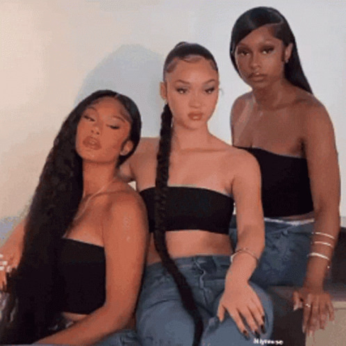 Three Women Posing