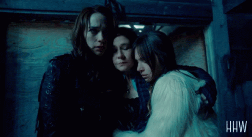 Three Women Saying Come On Girls Let's Go Home