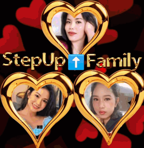 Three Women Saying Step Up Family