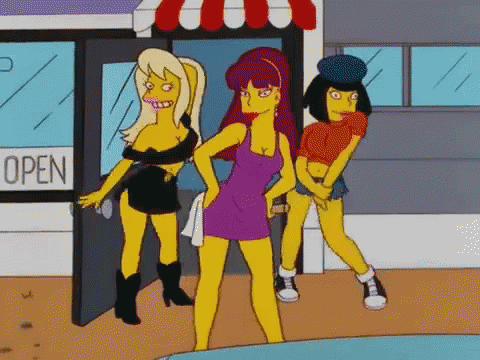 Three Women Standing In Front Of Open Store GIF