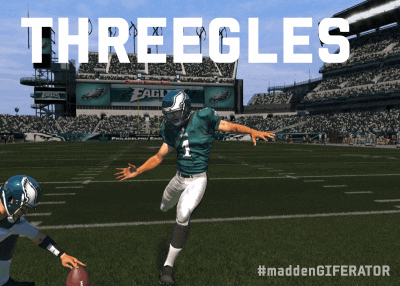 Threegles Madden Character Animation GIF