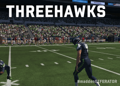 Threehawks Madden Player Animation Kicking Ball GIF