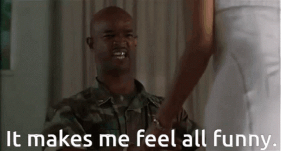 Thrilled Major Payne Excited Reaction GIF