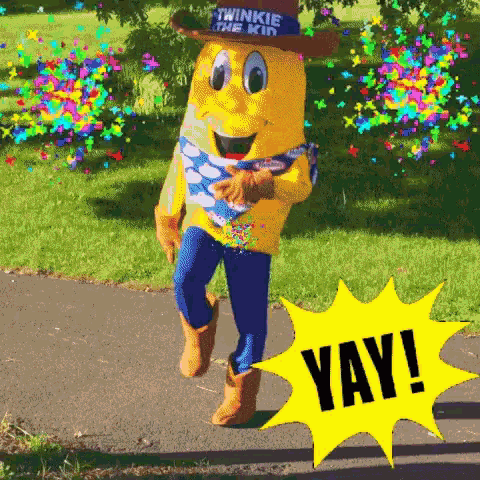Thrilled Twinkie Yay Meme Dance GIF