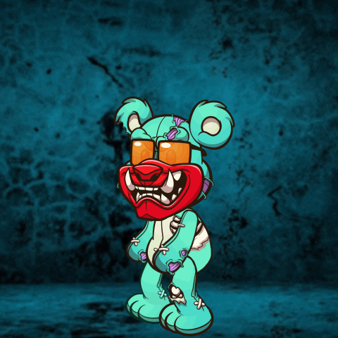 Thriller Dance Scary Bear GIF