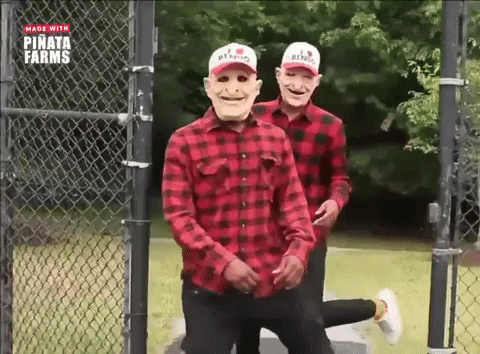 Thriller Dance Scary Costume Mask GIF