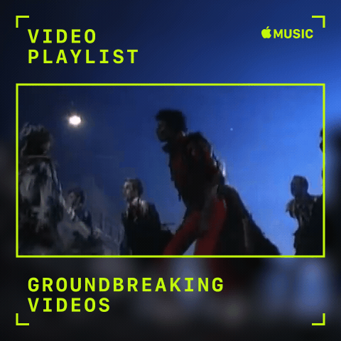 Thriller Music Video Throwback GIF