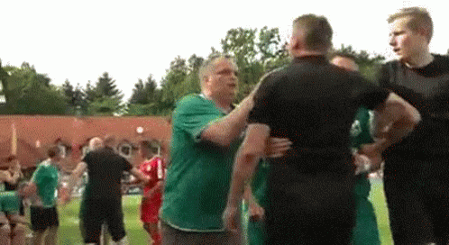 Throat Punch Football Field GIF
