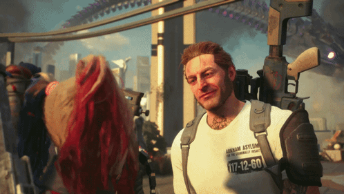 Throat Punch From Harley Quinn GIF