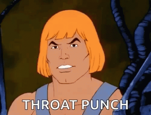 Throat Punch From He Man GIF