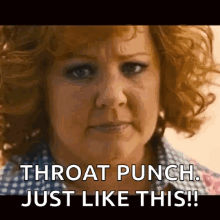 Throat Punch Just Like This GIF