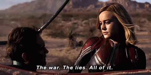 Throne Of Lies Carol Danvers GIF