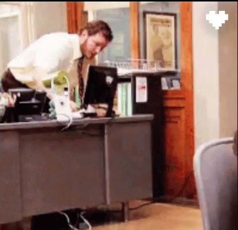 Throw Computer Andy Dwyer Parks And Recreation GIF