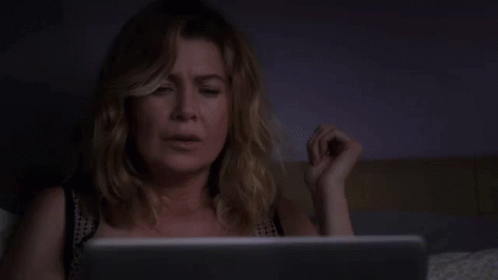 Throw Computer Meredith Greys Anatomy GIF