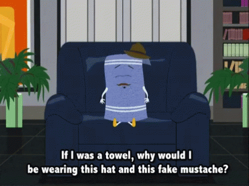 Throw In The Towel Towelie South Park GIF