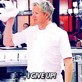 Throw In The Towel Gordon Ramsey Gives Up GIF