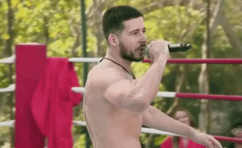 Throw In The Towel Vinny Guadagnino Mic Drop GIF