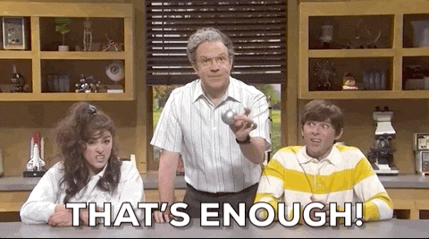 Throw That's Enough Jason Sudeikis GIF