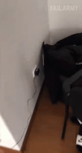 Man Unplugging And Throwing Computer GIF