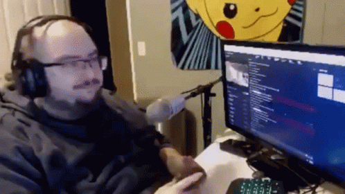 Man Angrily Throwing Computer GIF