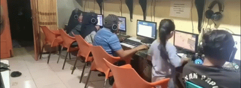 Throwing Computer By Angry Gamer Girl GIF