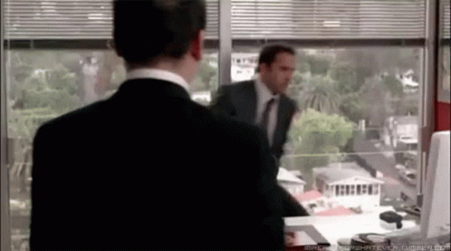 Throwing Computer By The Office Man Angry GIF