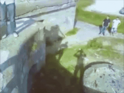 Throwing Computer Laptop In The Ground Level GIF