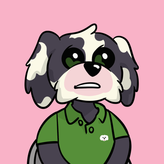 Throwing Papers Animated Dog GIF