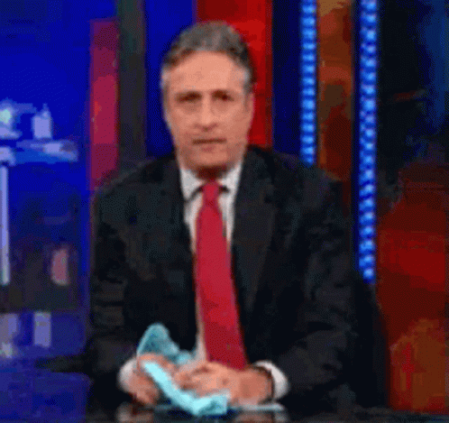 Throwing Papers John Stewart GIF