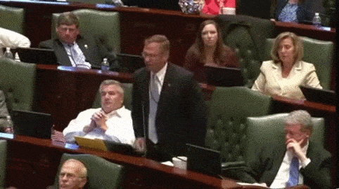 Throwing Papers Mike Bost GIF