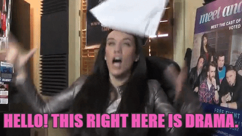 Throwing Papers This Right Here Is Drama GIF