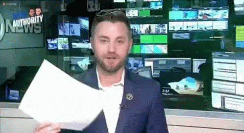 Throwing Papers With Authority GIF