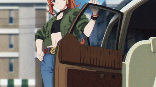 Thrown Inside The Car Anime GIF