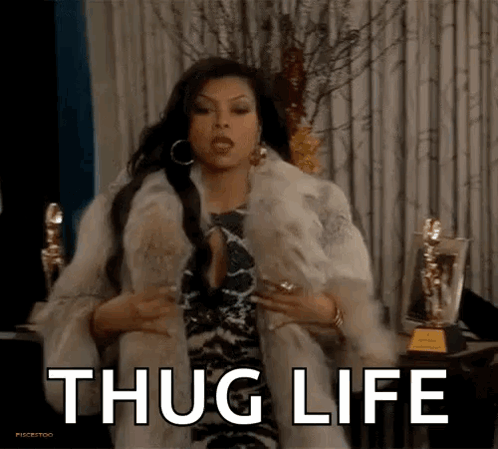 Thug Life Coat GIF
