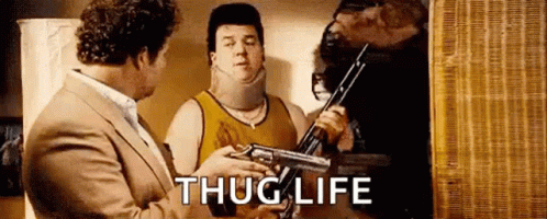 Thug Life Gun GIF