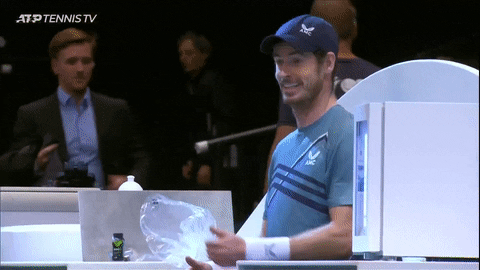 Thumb Up Tennis Player GIF