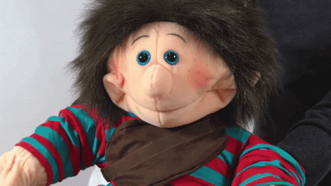 Thumb Up Yes Puppet GIF