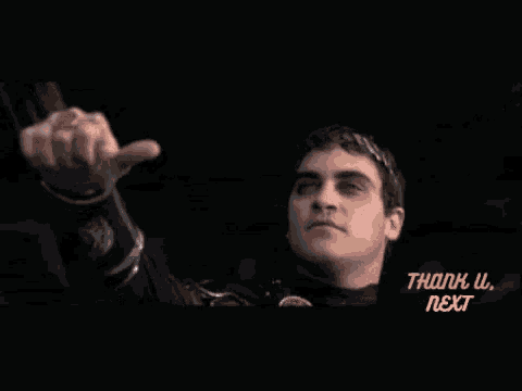 Thumbs Down Gladiator Gif GIF