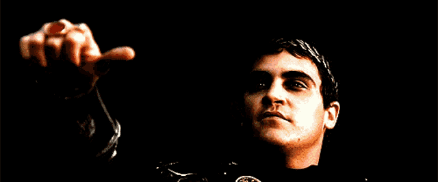 Thumbs Down Gladiator Gif GIF