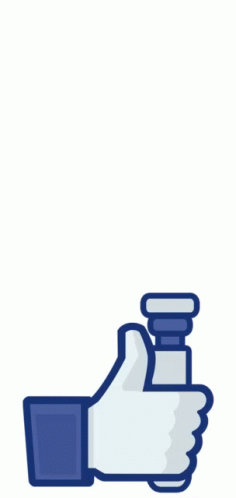 Thumbs Up Hand Holding Blue Light Saber GIF
