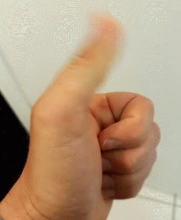 Thumbs Up Loop GIF
