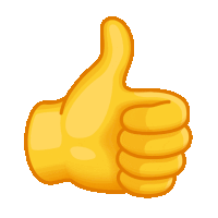 Thumbs Up Sticker GIF