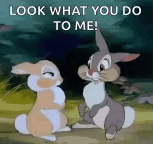 Thumper Look What You Do To Me GIF
