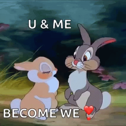 Thumper U And Me Become We GIF