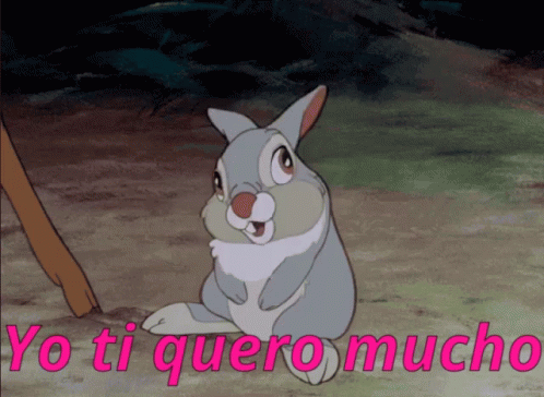 Thumper Yo Ti Quero Mucho GIF