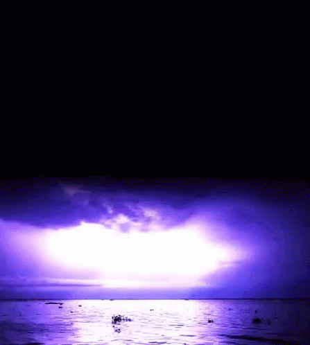 Thunder Lightning Purple Aesthetic GIF