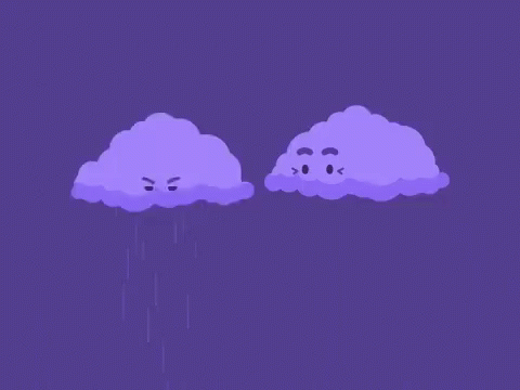 Thunder Cartoon Cloud GIF