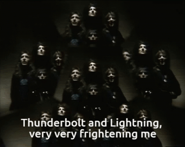 Thunder Bolt And Lightning Frightening GIF