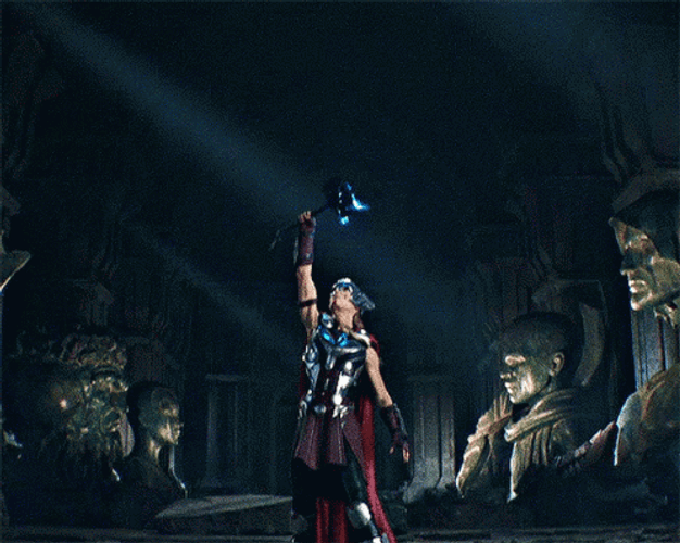 Thunder Sworn Avengers GIF